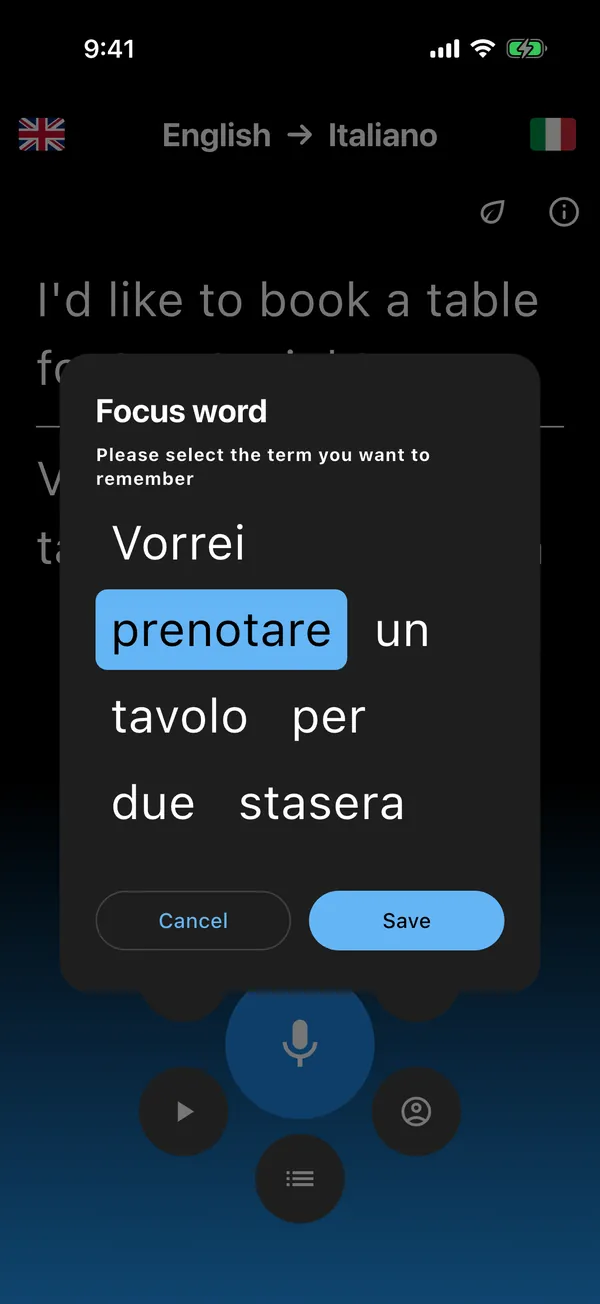 Save screen in FluenSi